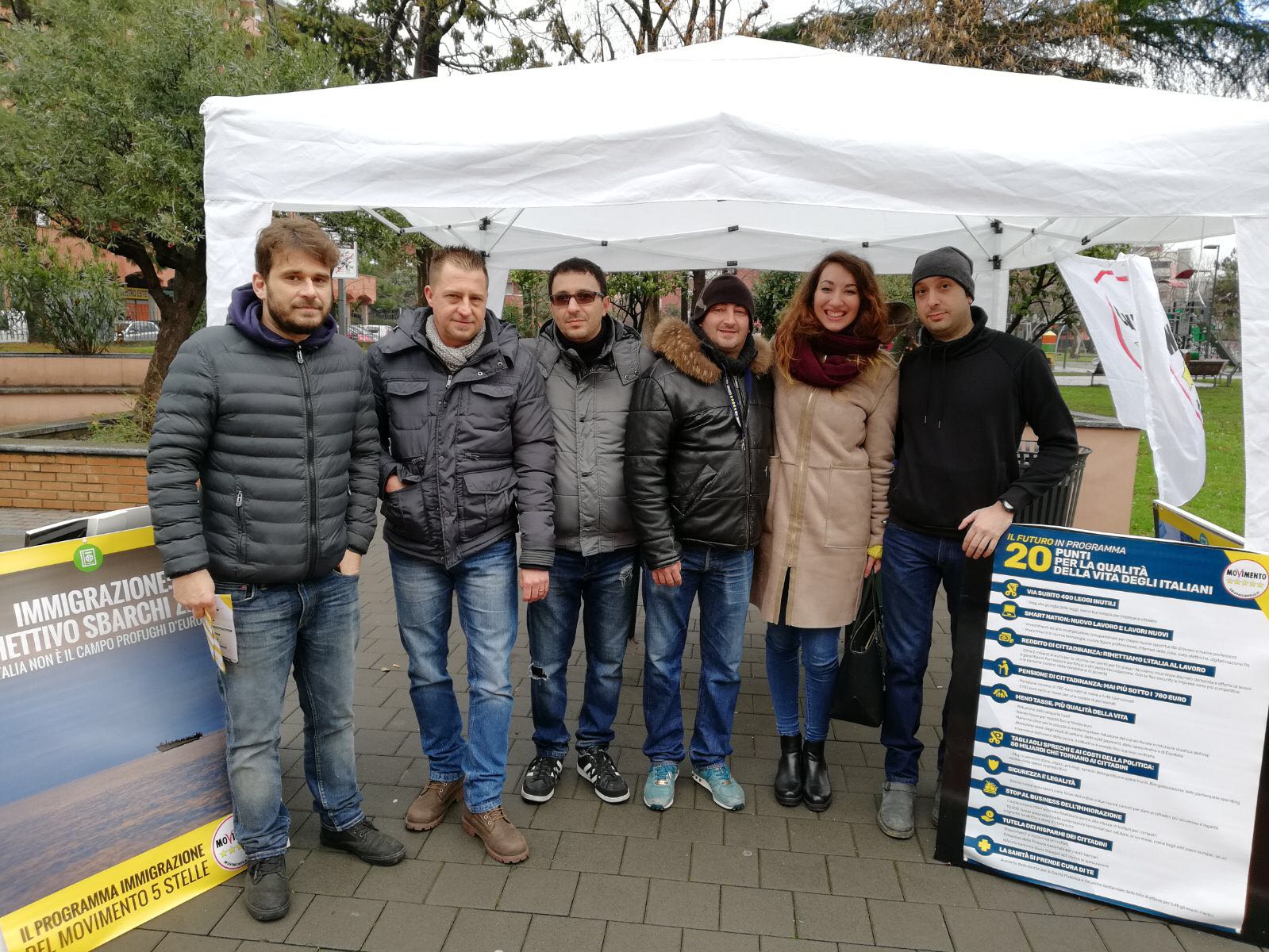 Gazebo per la campagna elettorale Regionale e Nazionale! siamo sempre tra la gente